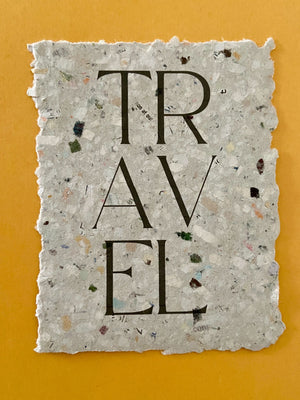 Travel Print on Handmade Paper - 1