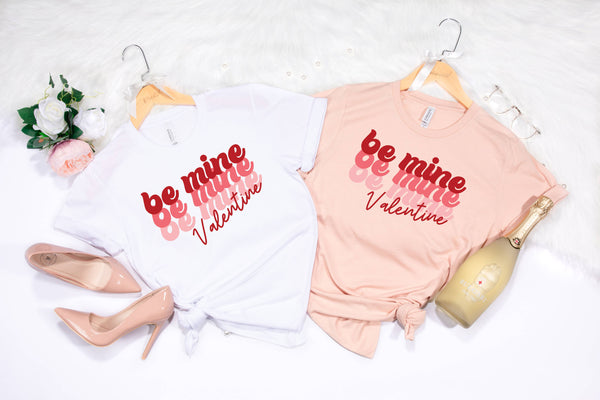 Retro Be Mine Valentine Shirt, Valentines Day Shirt