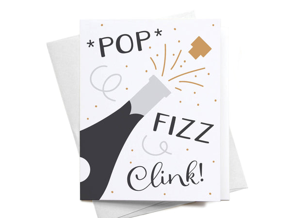 Pop Fizz Clink Greeting Card - RS