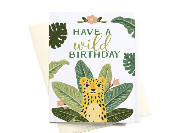 Have a Wild Birthday Greeting Card - DS