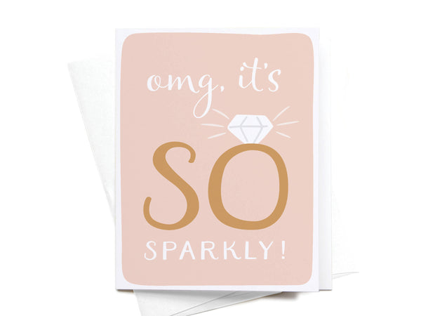 OMG, It's So Sparkly Greeting Card - DS