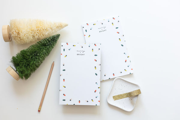 Merry & Bright Notepad - 2