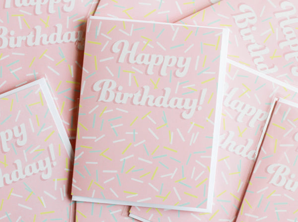 Sprinkle Birthday Card