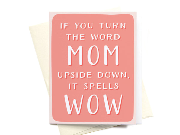 MOM WOW Greeting Card - DS