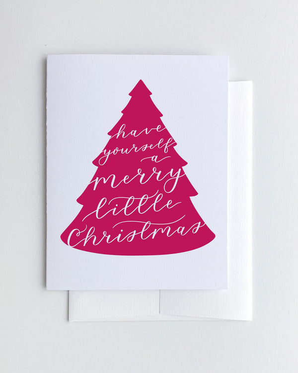 Christmas Tree Greeting Card - 1