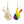 Load image into Gallery viewer, Peace Sign Pride Hand Hoop Earrings - 1
