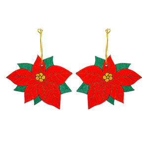 Poinsettia Hoops - 1