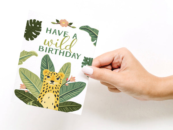 Have a Wild Birthday Greeting Card - DS